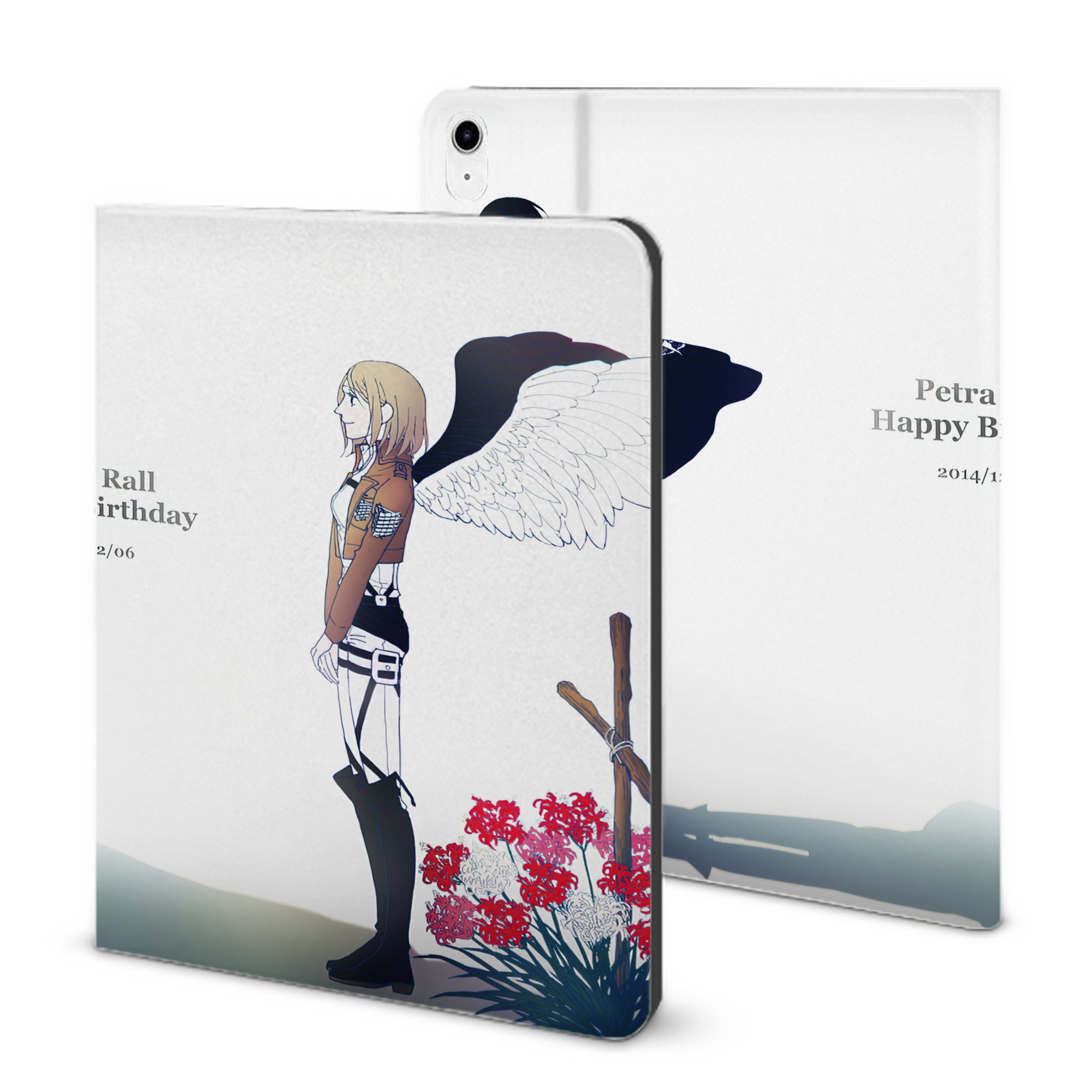 （画像用） 進撃の巨人 Attack on Titan IPad ケース ブック型 PUレザー TPU 耐衝撃 軽量 薄型 ペン収納なし 全面保護 IPad 各モデル対応